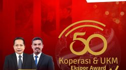 Top 50 Koperasi dan UKM Ekspor Award 2026, Apresiasi Pelaku Usaha Lokal Tembus Pasar Global